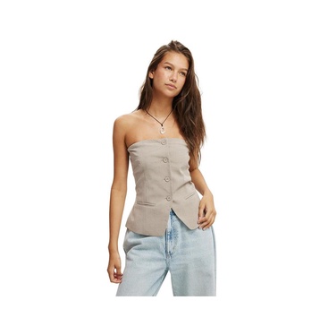Women's Luis Strapless Suiting Vest