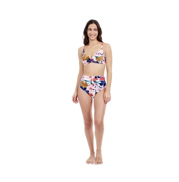 Women's Melody Sweetheart Twist Bikini Bra Soft Cups Adjustable Straps