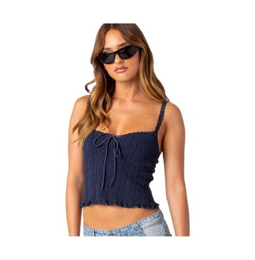 Women's Lacey Knit Tank Top