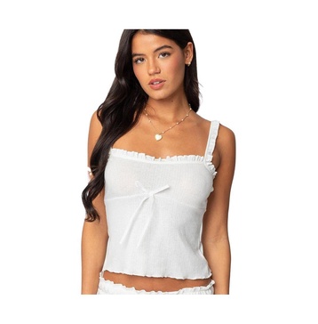 Womens Sylvia Pointelle Tank Top