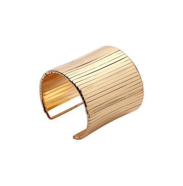 Women's Ribbed Statement Bracelet