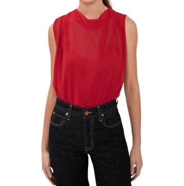 scala top in red
