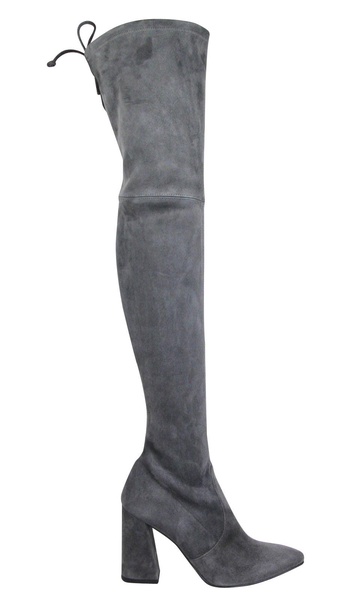 women's suede highstreet chunky-heel over-the-knee boot