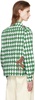 Green & White Jockey Diamond Shirt