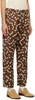 Brown Bubble Dot Trousers