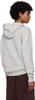 Gray Cotton Ami de Coeur Hoodie