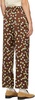 Brown Bubble Dot Trousers