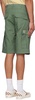 Green Regular Cargo Shorts