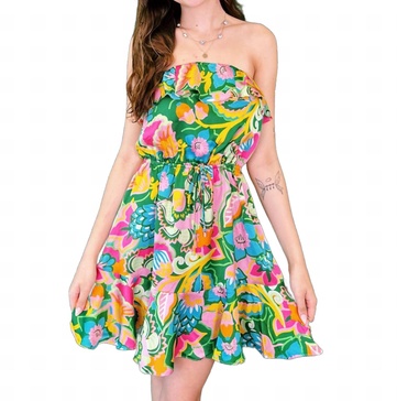meet me in lanai dress in multi color