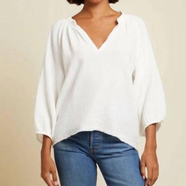 mimi romance top in white