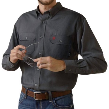 air inherent work shirt in charcoal heather
