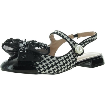 livy womens houndstooth man made mary janes