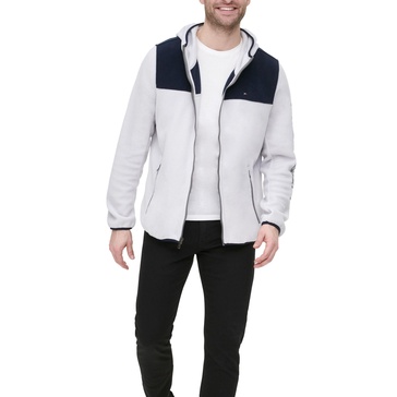Tommy Hilfiger Men's Hooded Polar Fleece Jacket