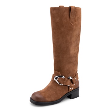 Aerosoles Women's Marley Knee High Boot, Tobacco Suede, 8.5