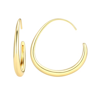 Amazon Essentials J-Hoop Earrings, 31.7mm