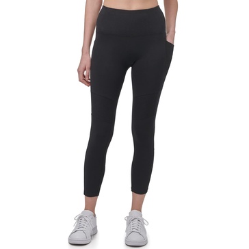 Andrew Marc Women's 7/8 Length Moto Legging