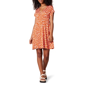Amazon Essentials Women's Surplice Dress (Available in Plus Size)
