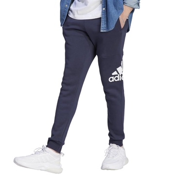 adidas Men's Essentials Fleece Tapered Cuff Big Logo Pants