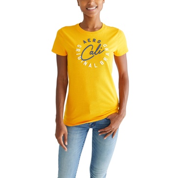 AEROPOSTALE Women's Cali Short Sleeve Graphic Tee