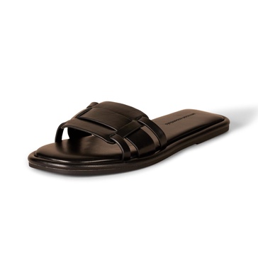 Amazon Essentials Women's Woven Padded Slide Sandal