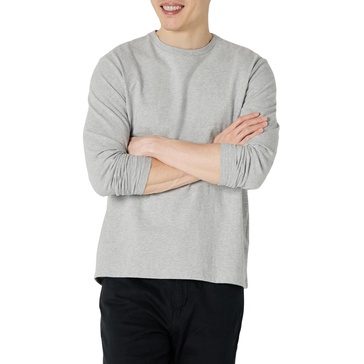 Amazon Essentials Men's Regular-Fit Crewneck T-Shirts, Long-Sleeve