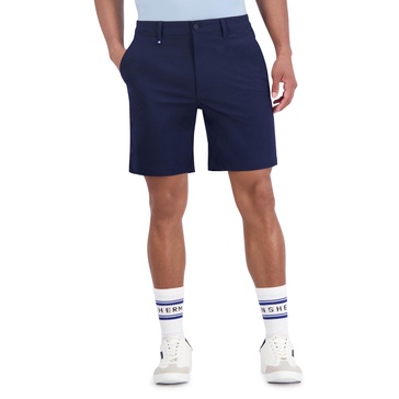 Ben Sherman Men's Golf Four-Way Stretch, Lightweight, Quick-Dry, Breathable, Flat Front Casual Shorts, 8" Inseam