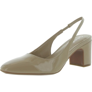 womens pointed toe block heel slingback sandals