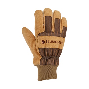 Carhartt Men's Insulated Synthetic Suede Knit Cuff Glove