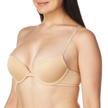 Calvin Klein Women's Constant Padded Push Up Plunge Bra