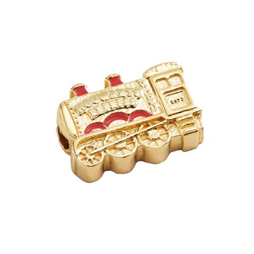 Alex and Ani AS21CYOTRNG,Harry Potter, Train Charm,14kt Gold Plated,Red, Slider Charms