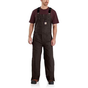 Carhartt Men's Loose Fit Washed Duck Insulated Bib Overall