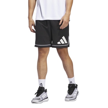 adidas Men's Badge of Sport Basketball Shorts, Black/White