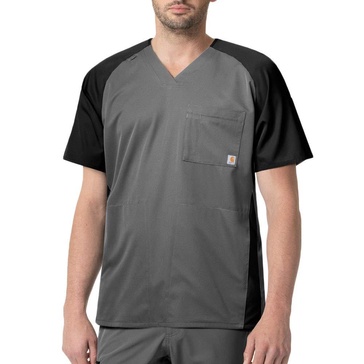 Carhartt Men's Men's 2-Tone Raglan Scrub Top