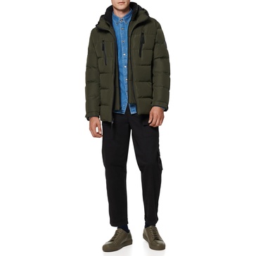 Andrew Marc Men's Water Resistant Montrose Down Jacket Long Sleeve