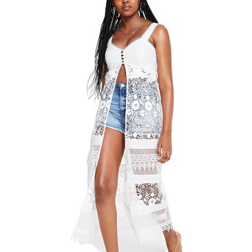 GUESS Women's Sleeveless Jolene Duster