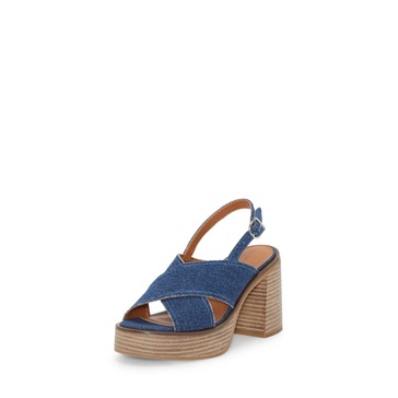 Lucky Brand Women's Delmie Backstrap High Heel Sandal Heeled