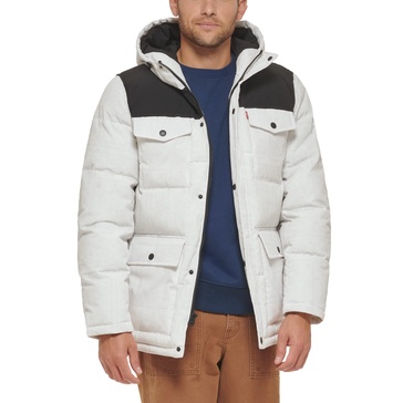 Levi's Men's Arctic Cloth Quilted Lined Performance Parka