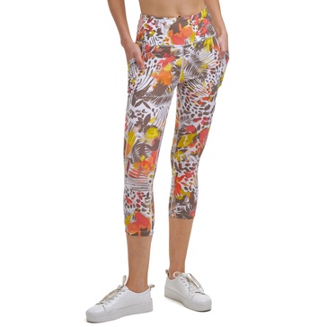 Calvin Klein Performance Women's Print High Waist Crop Tight Legging