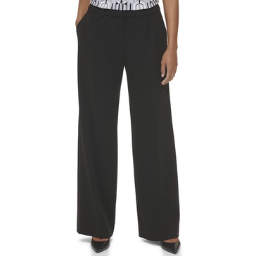 Calvin Klein Women's Zipper Fly Stretch Wear to Work Suits Pant