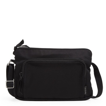 Vera Bradley Women's Cotton Little Hipster Crossbody Purse with RFID Protection