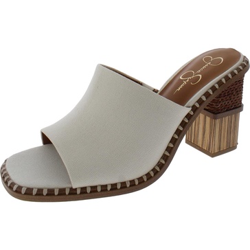 Jessica Simpson Womens Lendrila Block Heel Slip-On Heels