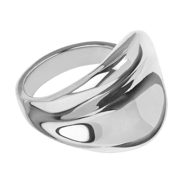 Amazon Essentials Chunky Modern Statement Ring for Women, High Polish