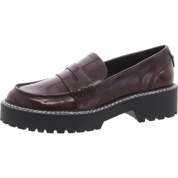 suzie 2 womens patent lug sole penny loafers