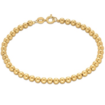 Amazon Essentials 14K Plated Ball Chain Bracelet