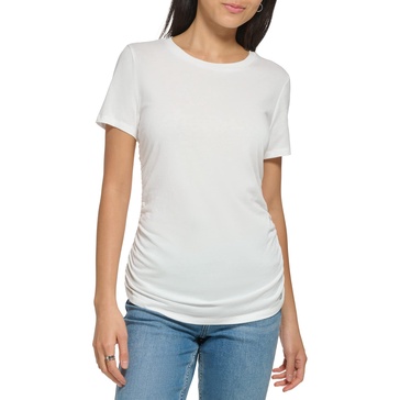 Calvin Klein Women's Cotton Modal Jersey Comfortable Everyday Short Sleeve T Shirt