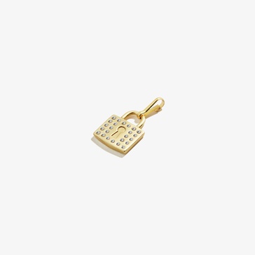 Alex and Ani Pavé Love Lock Charm