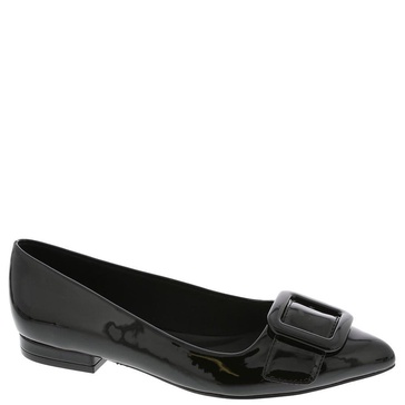 Anne Klein Women's Ballet Flat Kalea, Black Patent, 8