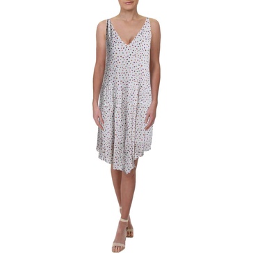 BCBGeneration Women's Stone Dots Shift Dress, Off White, S