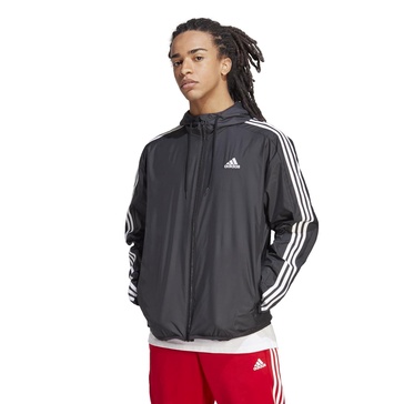 adidas Men's Tall Size Essentials Woven 3-Stripes Windbreaker