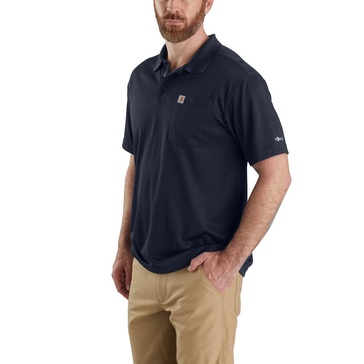 Carhartt Men's Force Relaxed Fit Lightweight Short-Sleeve Pocket Polo